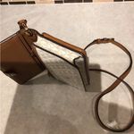 Michael Kors MK Jet Set Small Colorblock Signature Logo Smartphone Crossbody Bag,Spiced Coral Photo 10