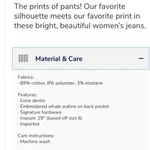 Vineyard Vines EUC Vineyard Vine Ikat Dot Pattern Skinny Jeans Size 6 Photo 9