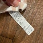 Hollister Womens Bikini Top Only Swim Suit S Small Beige White Stripes Photo 2