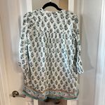 Tuckernuck 565  Dainty Hydrangea Bondi Coverup Size XS Color Blue White Green Photo 5