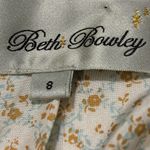 Beth Bowles White/ Ivory Floral Textured Button Blazer Size 8 White Photo 7