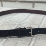 Coach Belt Brown Womens Silver Buckle Skinny Alligator Brass Leather Large 8553 Photo 0