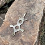 Ethiopian Coptic Christian cross pendant Silver Photo 2
