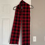 Lane Bryant  Red Black Checkered Plaid Scarf Holidays Christmas New Year NWT Photo 2