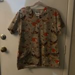 Uniform Advantage UA  "A Time for Giving Thanks" Scrubs Medical Peds Pediatrician Photo 2