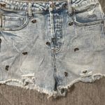 RSQ EUC  size 27 embroidered butterfly shorts Photo 1