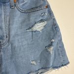 Madewell  ladies the momjean denim cutoff shorts size 26 cute Photo 3