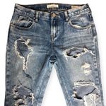 Bullhead Skinny Boyfriend Distressed Ripped Denim Jeans Size 28 Photo 1