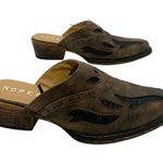 Roper Beth Snip Toe Mule Brown/Black Glitter US Women's 8.5 Brown Photo 0