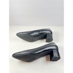 Cole Haan  Heels Black Leather The Go To Block Pump Slip On Waterproof US 9 B Photo 4
