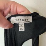 Monteau  Black V-Neck Sleeveless Wide Leg Jumpsuit Women’s Size XL Photo 7