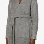 SKIMS  Cozy Boucle Knitted Robe Gray S/M Photo 0