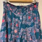 Free People Morning Sun Ruffle Floral Maxi Skirt Medium Summer Beach Bohemian Photo 3