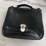 Patricia Nash Heritage Leather Satchel Crossbody Bag Black retro boho chic Photo 8