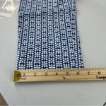 Laundry by Shelli Segal Geometric Blue & White Stretch Cotton Crop Pants Size 2 Photo 11