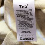 Tna Knight Striped Short Sleeve Polo Dress Yellow Size XS Photo 3