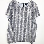 Lane Bryant  Zebra Print Drop Waist Top 28 Photo 3