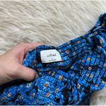 Aritzia Wilfred Smocked Blouse In Baltic Sea Photo 6