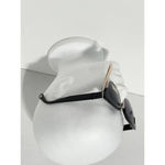 BCBGeneration  Chunky Retro Cat Eye Sunglasses Gray Lenses‎ Black Frame Gold Rim Photo 3