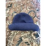 IZOD Vintage Lacoste Knit Scarf Hat Combo 100% Orlon Blue 80s Made USA Photo 8