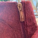 Cape Robbin  Peep Toe Bootie Red Fur Photo 4