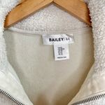 Bailey 44 Sherpa Jacket Teddy Coat Pullover Cropped Relax Fit Cozy Off White XS Photo 5