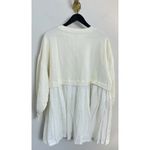 Free People  Eleanor Sweatshirt Dress in Grey Combo Size Small Photo 7