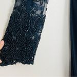 Naeem Khan’s vintage 90s Riazee Boutique floral beaded black cocktail dress. 4 Photo 4