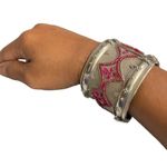 Vintage Kuchi
Afghan/ Indian Bracelet beaded, rhinestone, crystal Pink Photo 1