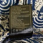 Cupcakes and Cashmere Off Shoulder Paisley Print Tie Neck Long Sleeve Blouse S Photo 5