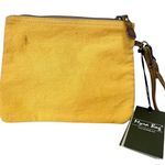Myra Bag Midsummer Pouch Wristlet Leather Striped Canvas Clutch Brown Bohemian Photo 10
