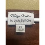 Whisper Knit Brown Sweater Size 2X Photo 1
