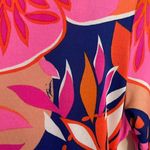 Trina Turk TRINA  Ocean Floral Matte Jersey Tie Back Dress Orange Pink Mini Party Photo 6