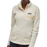 Patagonia Re-Tool Snap T Womens Fleece Pullover size S Cream Tan Photo 1