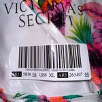 PINK - Victoria's Secret  Womens High Waist Shortie White Floral Swim Bottoms XL NWT Photo 2