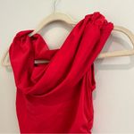 Missguided NWT ASOS Off the Shoulder Red Mini Dress Ruched Size Small Photo 1