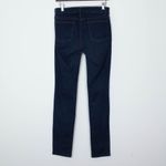 Eileen Fisher  Dark Wash Mid Rise Skinny Leg Denim Jeans‎ Women's Size 2 Photo 5