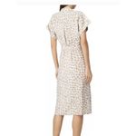 Joie Collared Button Front Short Sleeve Linen‎ Pocket Coady Shirt Dress S Photo 1