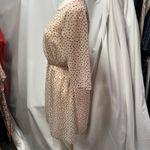 Everly  Womens Small 3/4 Sleeve Dress Peach Print Cute Kidcore‎ Boutique Photo 5