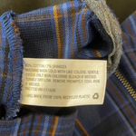 A New Day Women’s blue plaid pull-on pants ankle length Size 4 Photo 3