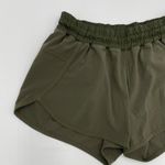 Lululemon Women Dark Green Athletic Running Shorts Size 4 Photo 3