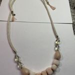 Loft Signed  Beaded Long Rope Chain Statement Necklace Photo 0