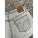 Levi's Levi’s 501 Premium Denim Original Shorts Jean Cut Off Hidden Button Fly Gray 32 Photo 6