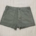 American Eagle NWT  Super High Rise Utility Button Fly Cutoff Shorts Photo 1