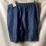 Chico's NWT WO SIZE 16 BERMUDA SHORTS CHAMBRAY BLUE WITH DOT PRINT POCKETS NEW Photo 4