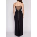 Dave and Johnny Vintage 90s velvet beaded dress sz 3/4 Photo 1