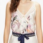 Ted Baker 💕T by 💕 Deceri Printed Cami Top ~ Light Pink Bird Floral Print NWT Photo 0