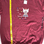 vintage MC Energy Sportswear Holidays Crewneck sweatshirt size medium petite NWT Red Photo 9