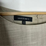 Lafayette 148 New York Beige Women’s Wool Sleeveless Sheath Dress Size 12 Photo 4