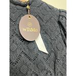 byTimo Black Lace Mock Neck Puff Sleeve Shift Dress NWT Sz. XS Photo 2